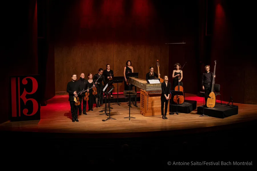 at the Bach festival